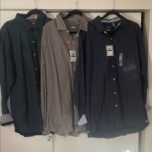 Men's Van Heusen Classic Button Down XL Two NEW NWT
